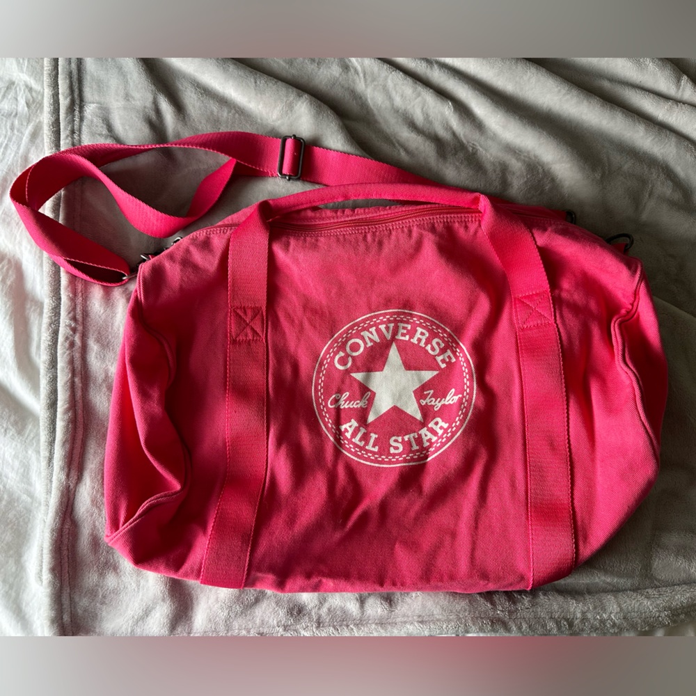 Hot Pink Converse Duffel Duffle Bag